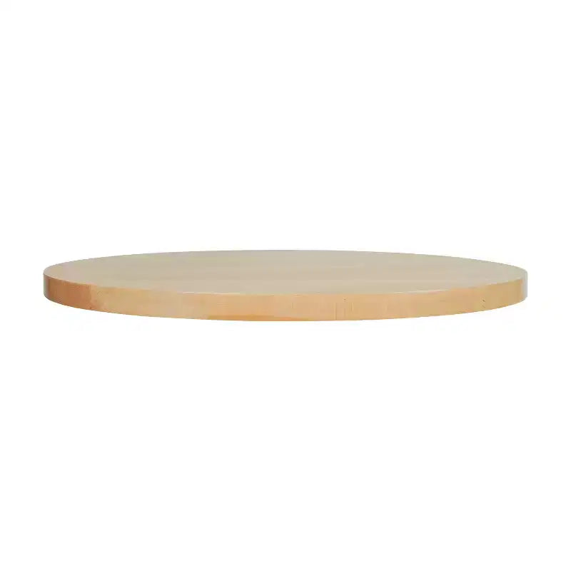 Plateau de table rond Flash Furniture Bennett en bois massif de 1,5 pouce d'épaisseur