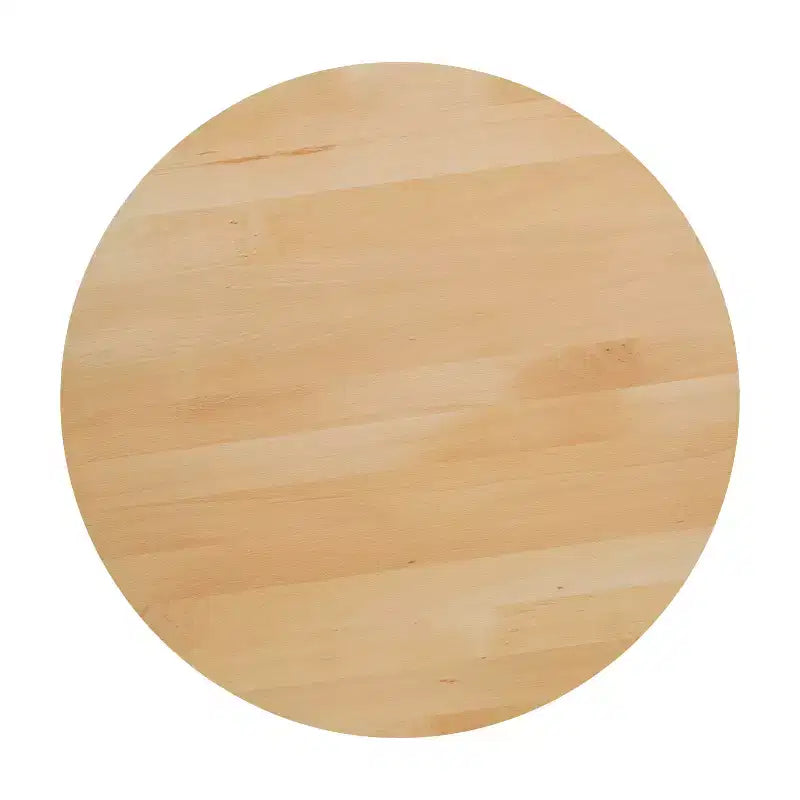 Plateau de table rond Flash Furniture Bennett en bois massif de 1,5 pouce d'épaisseur