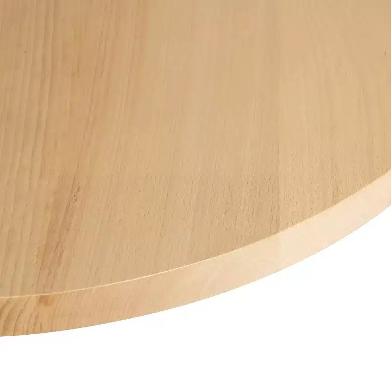 Plateau de table rond Flash Furniture Bennett en bois massif de 1,5 pouce d'épaisseur