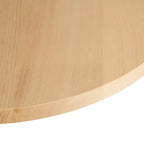 Plateau de table rond Flash Furniture Bennett en bois massif de 1,5 pouce d'épaisseur