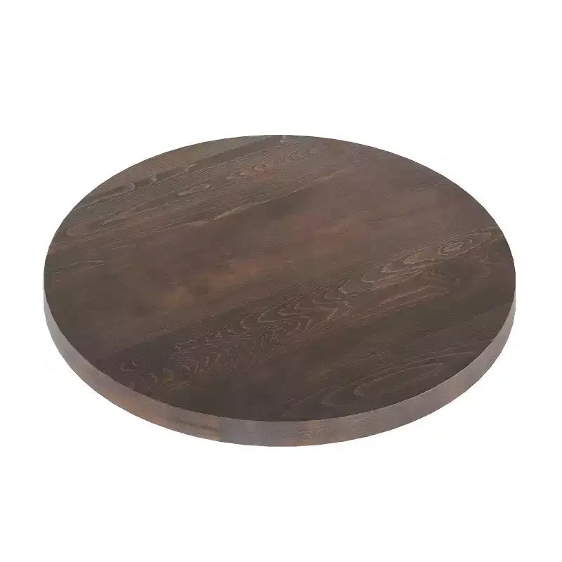 Plateau de table rond Flash Furniture Bennett en bois massif de 1,5 pouce d'épaisseur