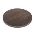 Plateau de table rond Flash Furniture Bennett en bois massif de 1,5 pouce d'épaisseur