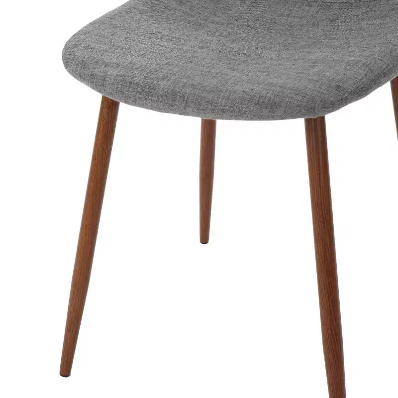 Chaises de salle à manger GDFStudio Haleigh Mid-Century Modern en tissu (lot de 2)