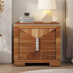 Christopher Knight Home Baldros Mid-Century Modern Wooden Nightstand with 2 Drawers