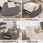 Acekool 3-Position Glider - Foldable Rocker with Hidden Footrest