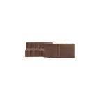 Meridian Furniture, Canapé modulable Arc en cuir vegan marron