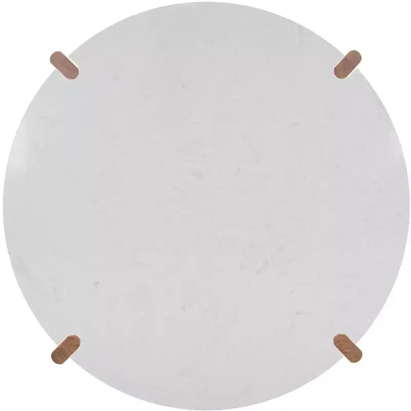 Garcia Marble Top Round Coffee Table - SFV2306 - Safavieh Couture