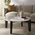 Garcia Marble Top Round Coffee Table - SFV2306 - Safavieh Couture