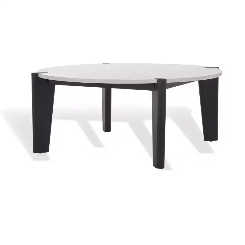 Garcia Marble Top Round Coffee Table - SFV2306 - Safavieh Couture