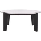 Garcia Marble Top Round Coffee Table - SFV2306 - Safavieh Couture