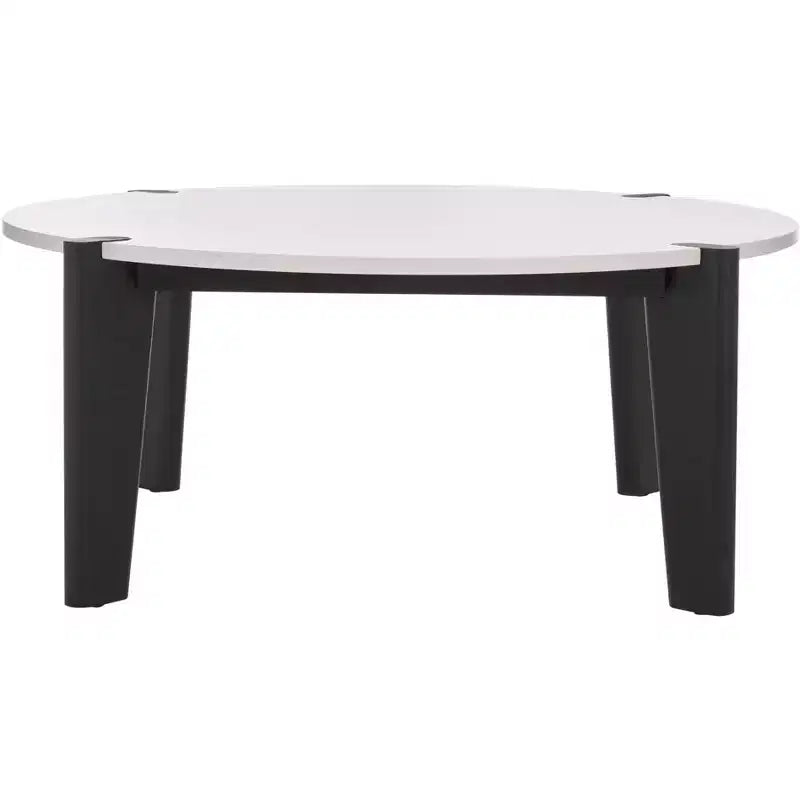 Garcia Marble Top Round Coffee Table - SFV2306 - Safavieh Couture