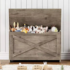 Acekool 47 Storage Chest Bench with Safety Hinge, Large Wooden Toy Box Organizer for Bedroom or Entryway