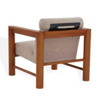 Nikolas Boucle Accent Chair - SFV4863 - Light Brown/Natural - Safavieh Couture