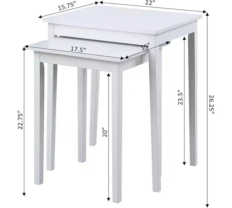 Table d'appoint à trois niveaux HomeStock Belmont avec tiroir de rangement caché, étagères ouvertes et bouton nickel parfait pour organiser les accessoires