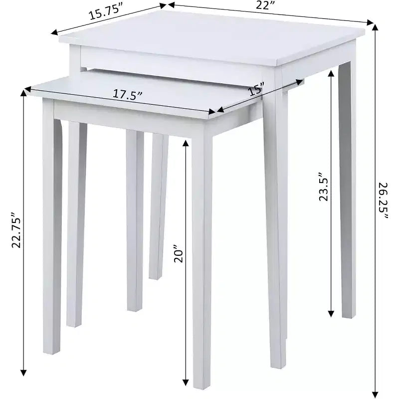 Table d'appoint à trois niveaux HomeStock Belmont avec tiroir de rangement caché, étagères ouvertes et bouton nickel parfait pour organiser les accessoires