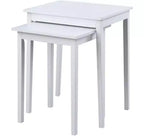 Table d'appoint à trois niveaux HomeStock Belmont avec tiroir de rangement caché, étagères ouvertes et bouton nickel parfait pour organiser les accessoires