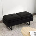 Kinsuite Reception Chairs Entryway Bench - Waiting Room Chair with PU Leather