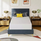 BestMassage Matelas 12 Pouces en Mousse à Mémoire de Forme au Charbon de Bambou, Fermeté Moyenne, Certifié CertiPUR-US