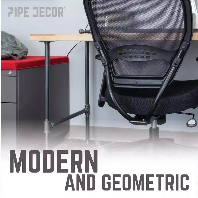 Pipe Decor 3/4 in. H Pipe Desk Main. Leg - 1 Leg