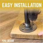 Pipe Decor 3/4 in. H Pipe Desk Main. Leg - 1 Leg