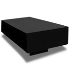 Coffee Table High gloss black MDF with a high gloss finish Medium