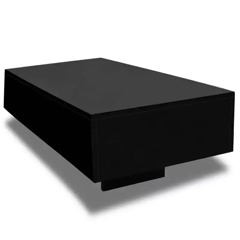 Coffee Table High gloss black MDF with a high gloss finish Medium