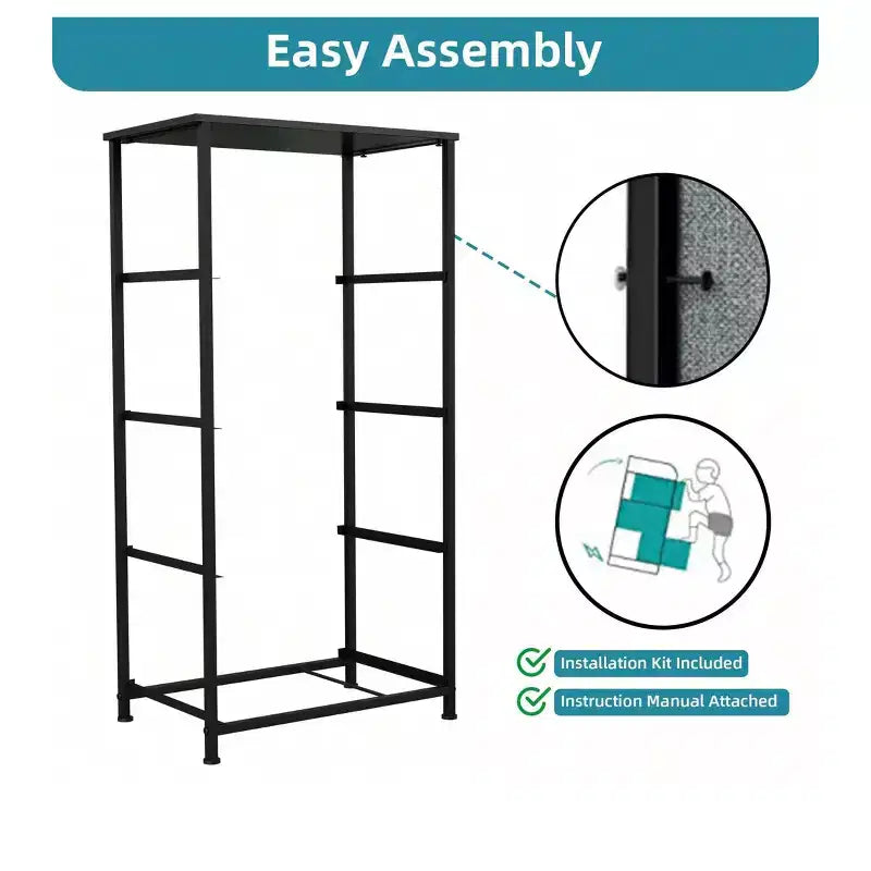 Dresser with 4 Drawers ,Fabric Storage Tower, Organizer Unit for Living Room, Hallway, Closets,Sturdy Steel Frame, Wooden Top