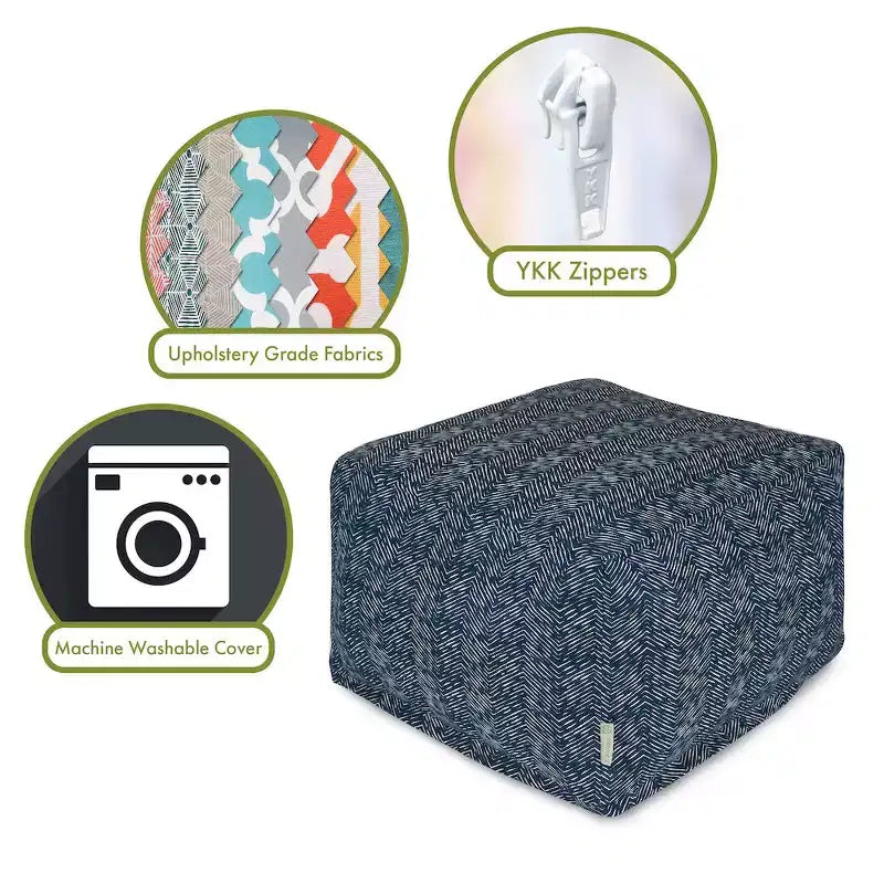 Majestic Home Goods, pouf ottoman du sud-ouest