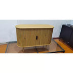 Modern Wood Accent St Sideboard Buffer Cabinet with Sliding Doors, Cabinets Console Table for Living Room, Kitchen