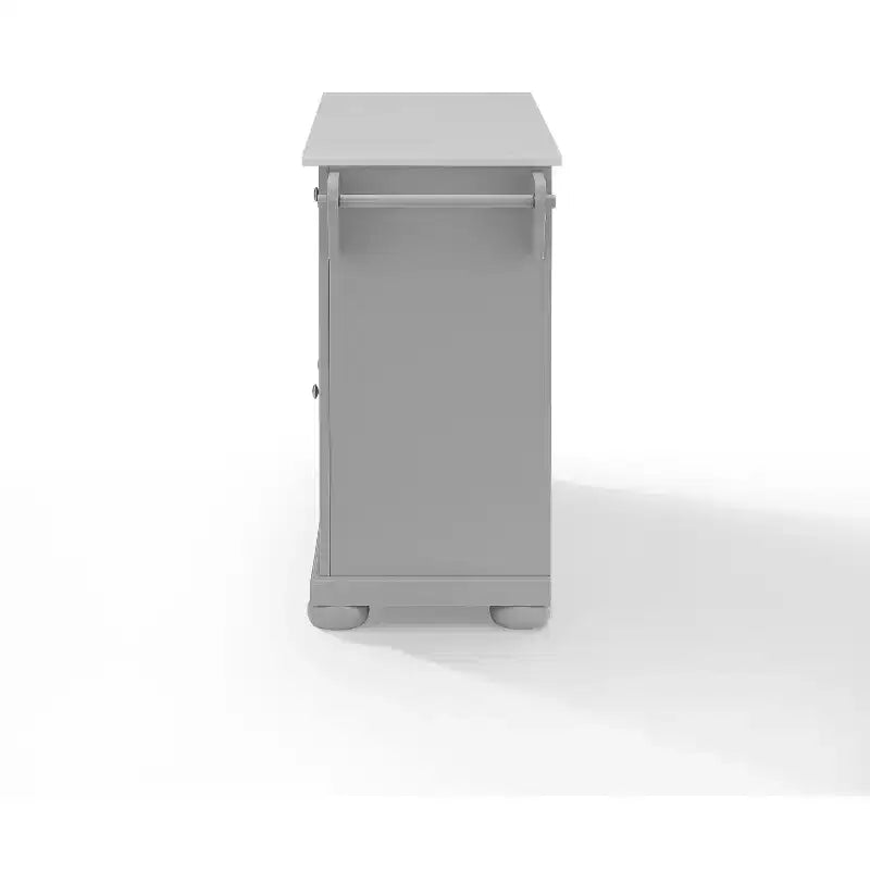 Îlots de cuisine HomeStock en métal de 91,4 cm de haut avec 3 portes et 3 étagères
