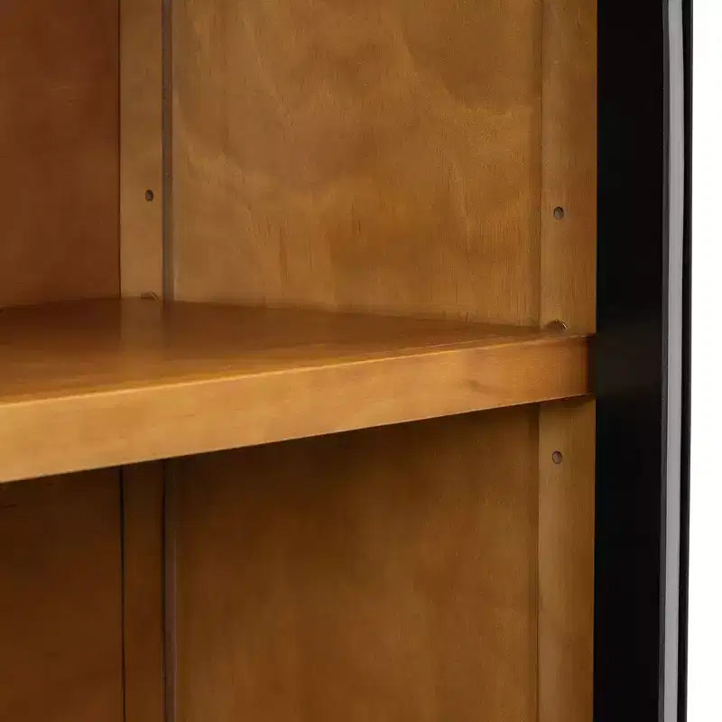 Buffet Henley à 4 portes GDFStudio avec portes vitrées cintrées et étagères réglables