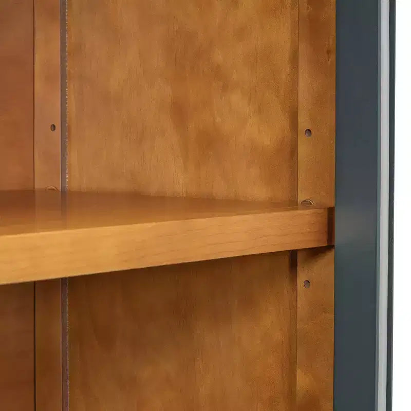 Buffet Henley à 4 portes GDFStudio avec portes vitrées cintrées et étagères réglables