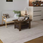 HOMLUX 31 Coffee Table Modern Living Room Furniture with Storage Bin Drawer & Open Shelf