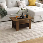 HOMLUX 31 Coffee Table Modern Living Room Furniture with Storage Bin Drawer & Open Shelf