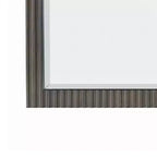 Royal Hampton Dresser Mirror, Espresso Brown Wood, Sleek Rectangular Frame 36x42