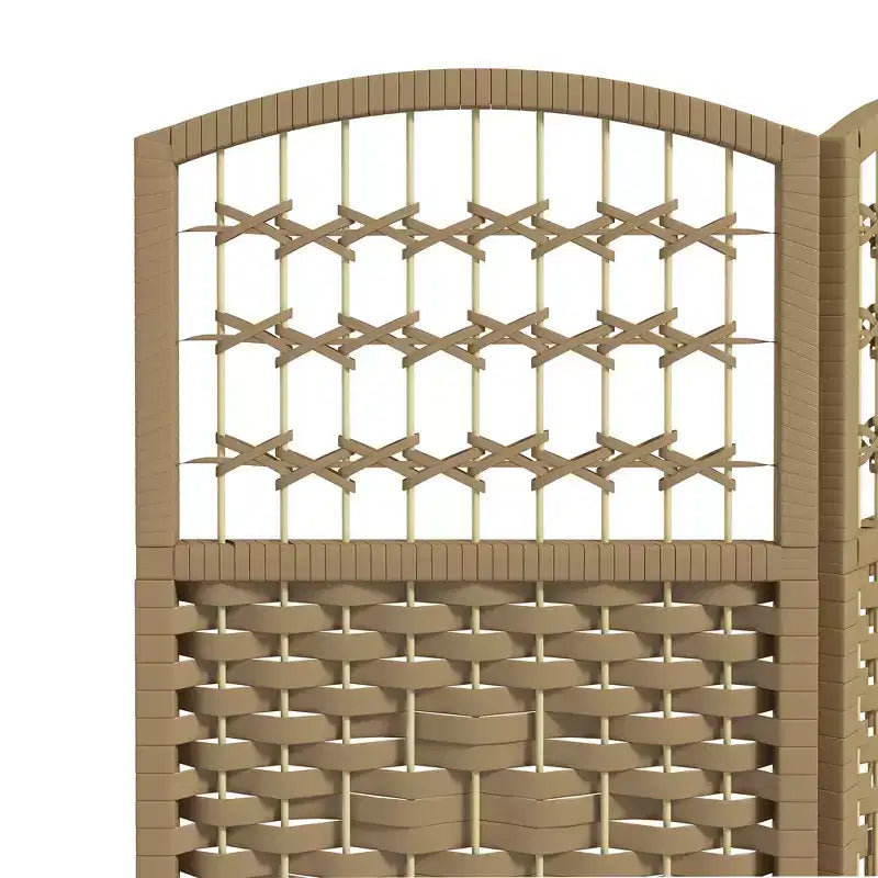 Paravent pliable à 3 panneaux, écran d'intimité portable, séparateur de pièce en fibre ondulée pour bureau à domicile