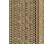 Paravent pliable à 3 panneaux, écran d'intimité portable, séparateur de pièce en fibre ondulée pour bureau à domicile