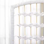 Paravent pliable à 3 panneaux, écran d'intimité portable, séparateur de pièce en fibre ondulée pour bureau à domicile