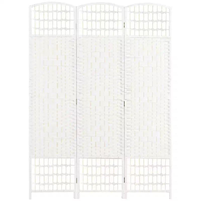 Paravent pliable à 3 panneaux, écran d'intimité portable, séparateur de pièce en fibre ondulée pour bureau à domicile