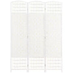 Paravent pliable à 3 panneaux, écran d'intimité portable, séparateur de pièce en fibre ondulée pour bureau à domicile