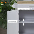 Kitchen Island Cart Rolling Trolley Cart with Drawer, Storage Cabinet & Towel Rack