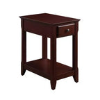 Royal Hampton Table with 1 Drawer and Bottom Shelf, Brown