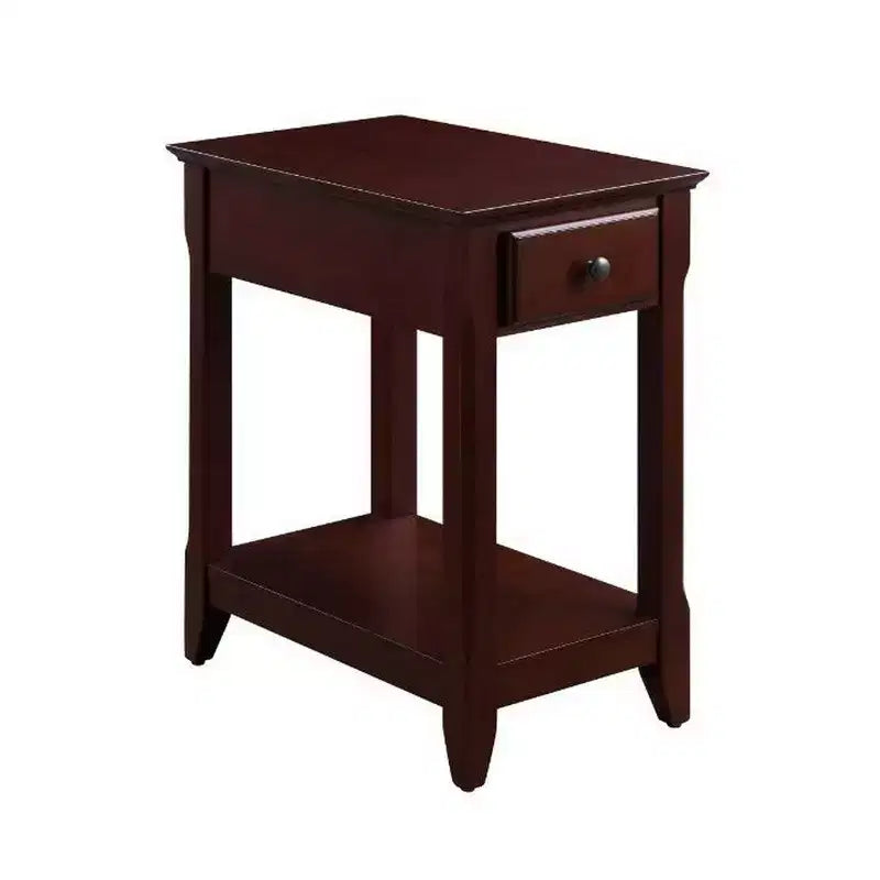 Royal Hampton Table with 1 Drawer and Bottom Shelf, Brown
