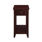 Royal Hampton Table with 1 Drawer and Bottom Shelf, Brown