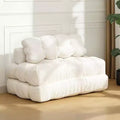 3 in 1 Folding Sofa Bed, Convertible Sleeper Chair with Pillow, Portable Fold Out Chair Bed, Comfy Floor Sofa with Back Support for Living Room,Beige