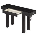 47 Console Table with Storage Drawers, Wood Veneer Behind the Couch Table, Narrow Entryway Table for Living Room or Home Office-Panipeachy