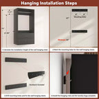 Besiost Freestanding Closet System with 8 Hannging Rods and Drawers, Hanging Closet Organizer with 10 Shelves