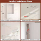 Besiost Freestanding Closet System with 8 Hannging Rods and Drawers, Hanging Closet Organizer with 10 Shelves