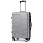 24 inch Expandable Hard Shell Carry On Luggage with Spinner Wheels, Hardside Carry On Suitcase with Tsa Lock, Lightweight Hardshell Suitcase