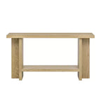 Tables console pour entrée, Grande table de canapé derrière le canapé Tables console en bois avec pieds en T pour salon, vestibule